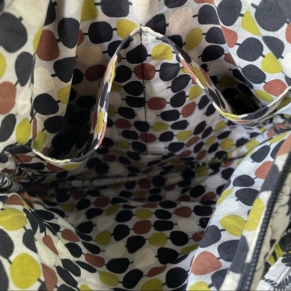 Vera Bradley Bag Cocoa Moss Saddle Hipster Quilted Shoulder Bag Retro Boho Purse - Picture 8 of 10